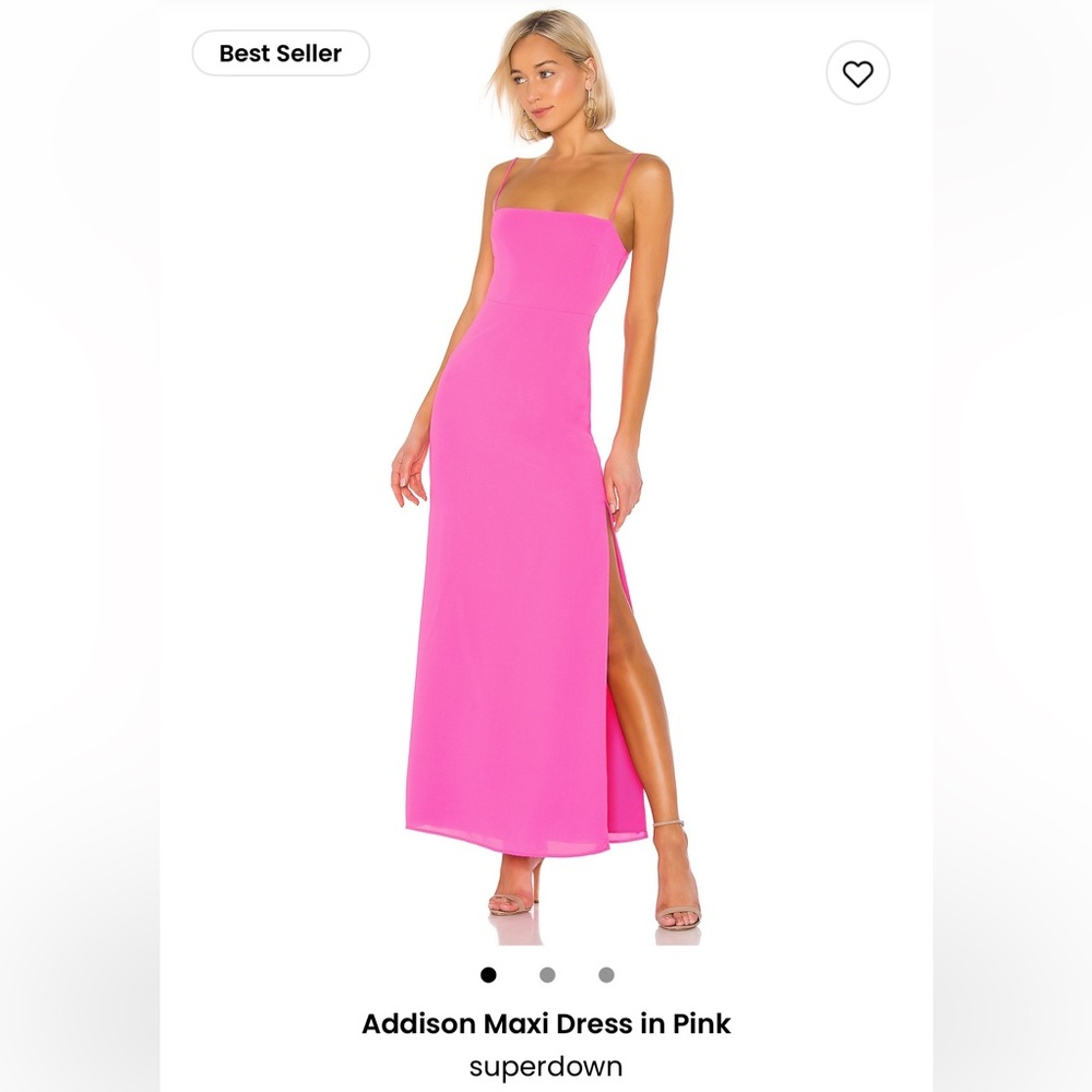 Superdown Addison Pink Maxi Dress